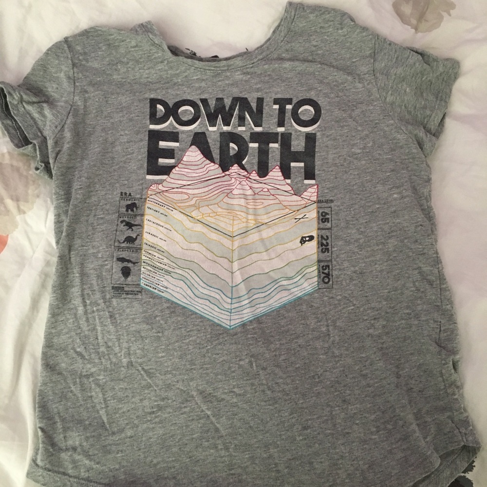 Down to Earth Grey T-shirt